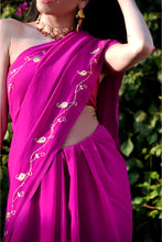 Load image into Gallery viewer, Pink Jazzberry Sari
