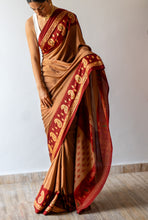 Load image into Gallery viewer, Earthen Glow Silk Sari
