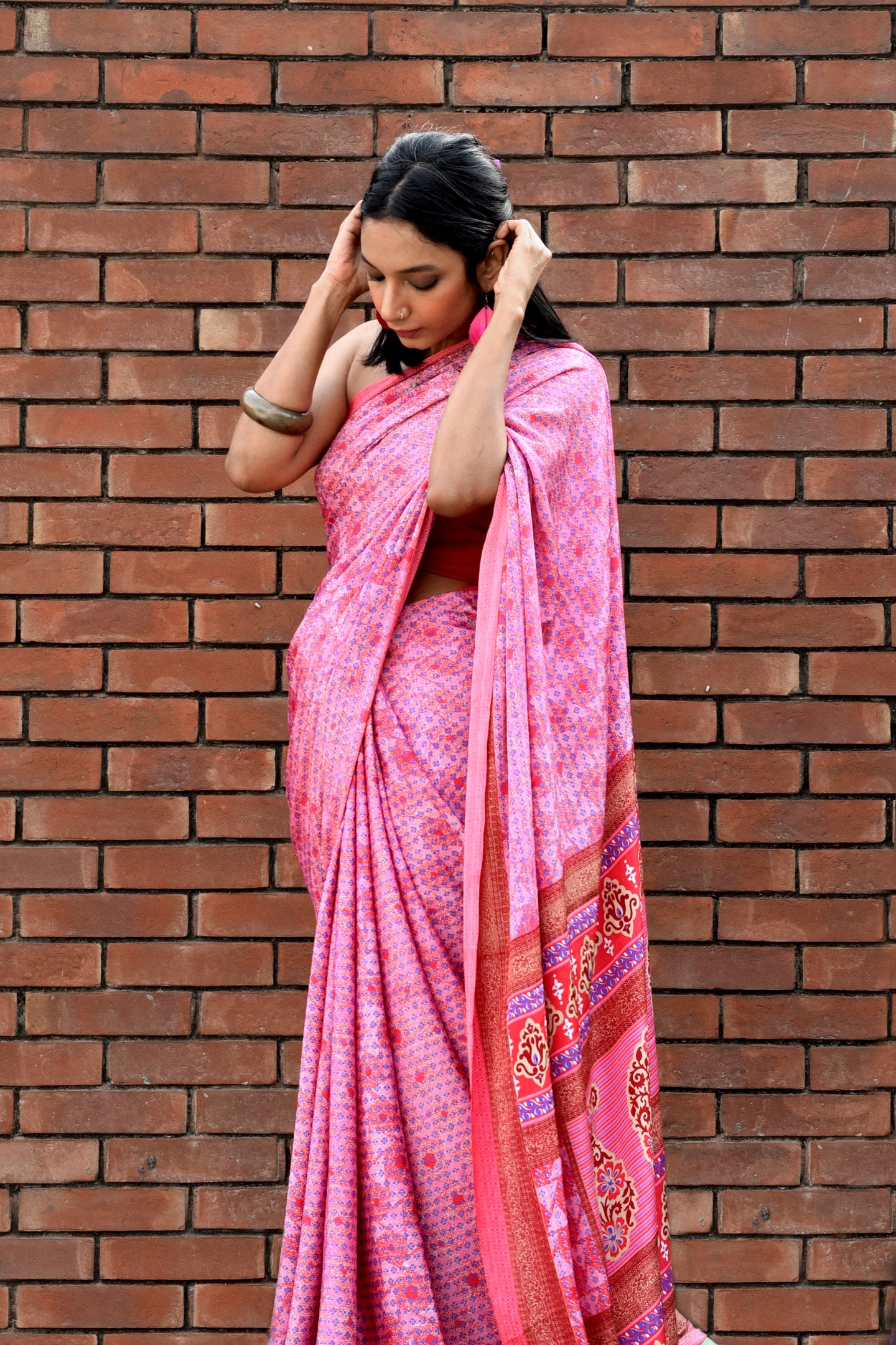 Candy Kiss Silk Sari