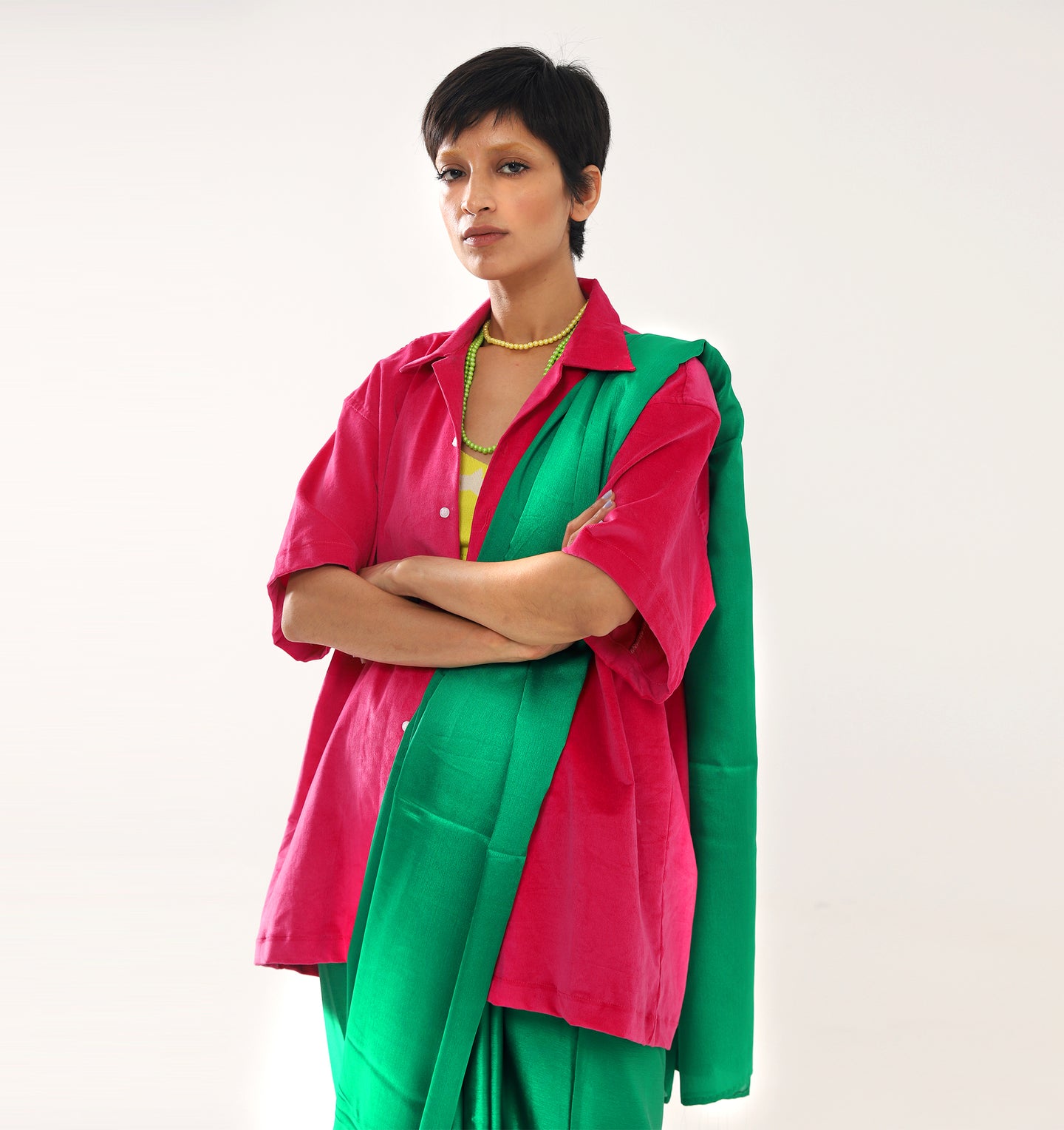 Emerald Silk Sari