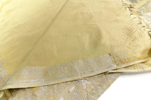 Load image into Gallery viewer, Pale Oak Banarasi Silk Sari

