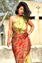 Load image into Gallery viewer, Wild Flower Silk Sari
