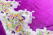 Load image into Gallery viewer, Purple Orchid Spring Sari
