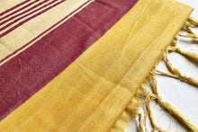 Load image into Gallery viewer, Light Khaki Kaddi Sari
