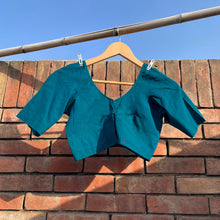 Load image into Gallery viewer, Teal Blue Blouse

