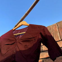 Load image into Gallery viewer, Dark Brown Blouse
