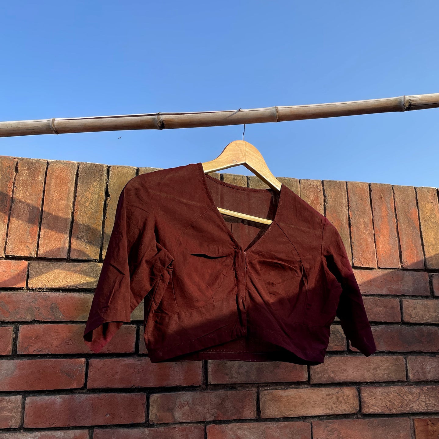 Dark Brown Blouse