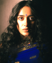 Load image into Gallery viewer, Royal Blue Sari
