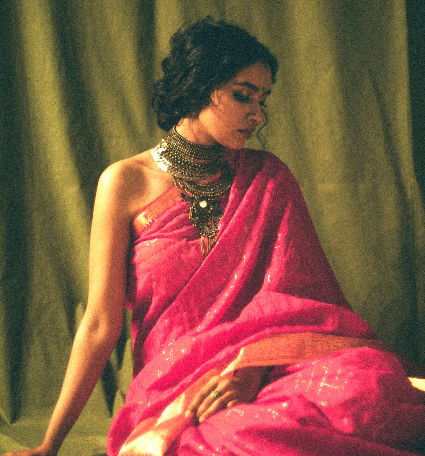 Brink Pink Sari