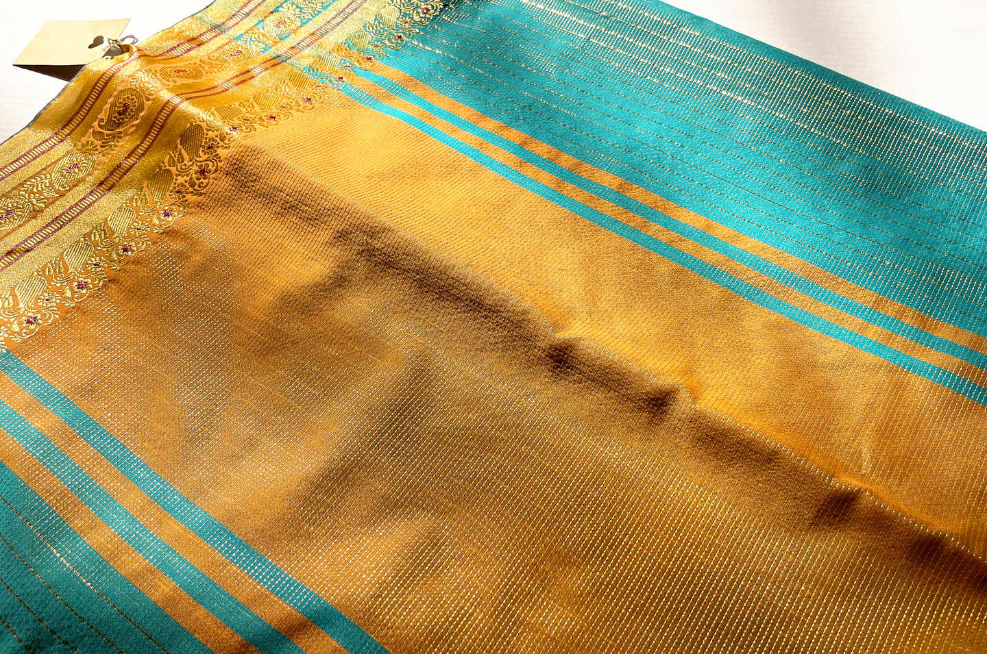 Seashore Banarasi Silk Sari