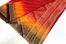 Load image into Gallery viewer, Ladybird Red Chunri Sari
