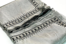 Load image into Gallery viewer, Silver Smoke Organza Sari
